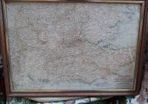 Vintage  Map Of England  ( Section Iv )