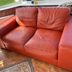 Leather sofa