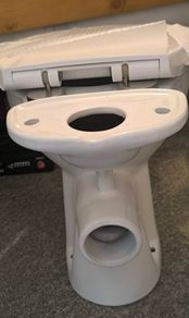 Brand New Floor Mounted Toilet with Seat