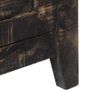 Highboard Black 90x40x180 cm Solid Mango Wood Image 8