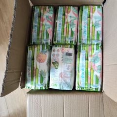 6 pack Brand new PureBorn organic bamboo nappies . Size 3 ,