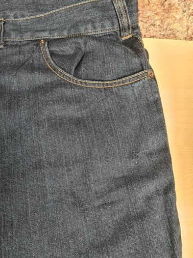 mens jeans life and limb dark wash navy straight fit Size W 52 L 32 RRP 65