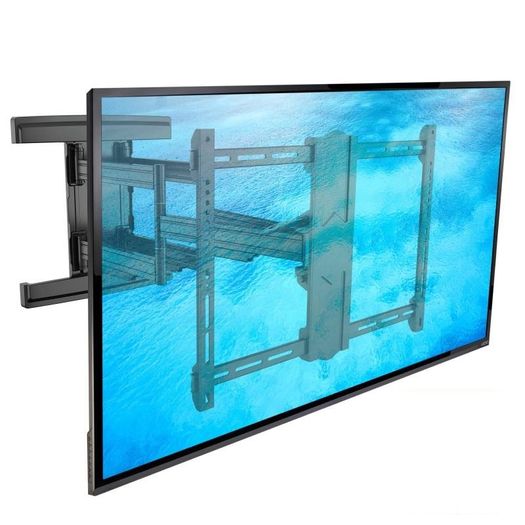 Tv Wall Mount Bracket Tilt Swivel Long Arm 37-80"