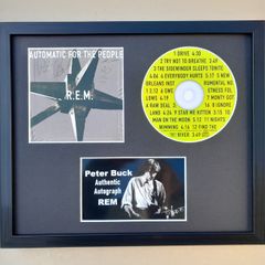 REM Peter Buck autograph