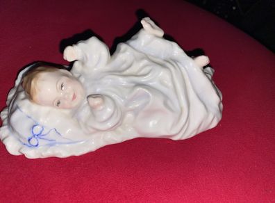 Baby Royal Doulton New Baby Porcelain Hand painted