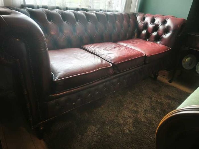 Chesterfield sofa and armchair set