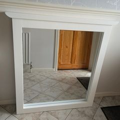 Large Solid Wood Mirror