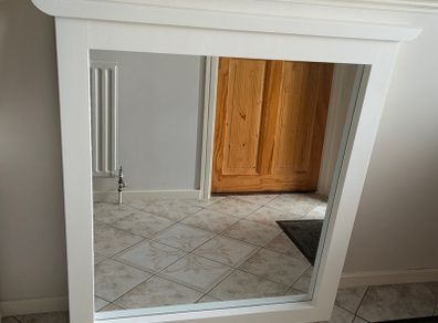 Large Solid Wood Mirror