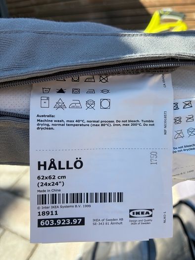 ikea outdoor cushions x 6