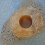 Orange Calcite tea light holder,Natural crystals, Orange Calcite Image 8