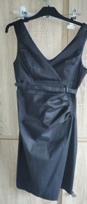 shiny graphite colour quality dress size UK 8 10 small 12