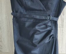 shiny graphite colour quality dress size UK 8 10 small 12