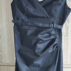shiny graphite colour quality dress size UK 8 10 small 12
