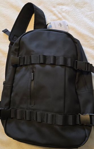 Black backpack. New with tags