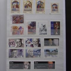 A new stock book (Number 2) filled with mint Irish stamps from years 1968-2000