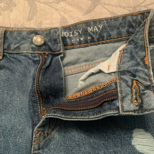 Denim mini skirt. Size XS
