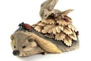Carved wooden box