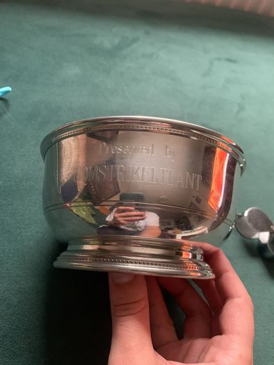 United States Navy pewter bowl