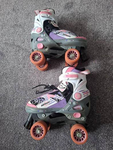Girls Roller Skates EU size 33 - 36, UK size 1 - 3.5