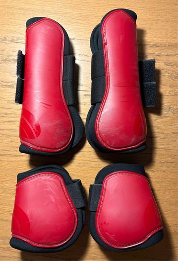 HKM Tendon & Fetlock boots red