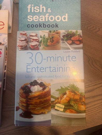 collection of cookbooks
