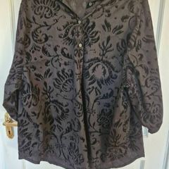 Plus size black top.