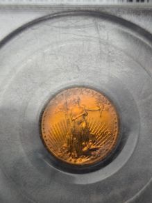 Gold. 1/10th Ms69 Usa Eagle