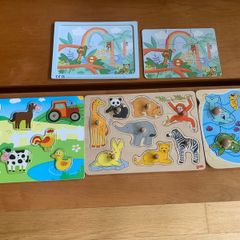 Baby Wooden Puzzles and Books