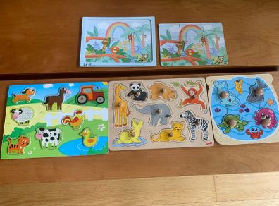 Baby Wooden Puzzles and Books