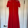 Red party dress Image 4