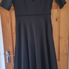 Black dress with pockets