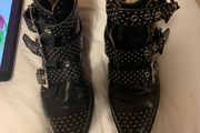 Studded ankle boots