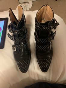Studded ankle boots