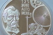 Carl Benz 125 years Automobile Germany 10 euro proof pattern coin 2011