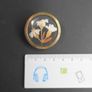 Vintage Pressed Dried Micro Flower In Brooch Image 3