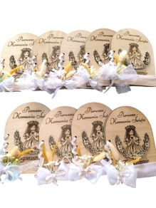 First Holy Communion Card, Personalised First Communion Wooden Card