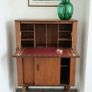 Vintage Retro Mid Century Teak Bureau Image 2