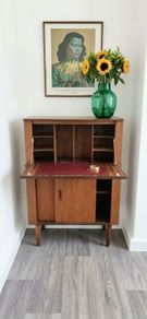 Vintage Retro Mid Century Teak Bureau