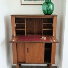 Vintage Retro Mid Century Teak Bureau