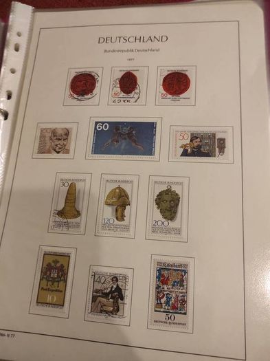 GERMANY 1975-82 album with stamps