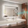 LED Bathroom Mirror Speakers Antifog 70x100 or 100x70cm Image 9