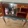 SALE! Burl Front Vintage Cocktail Bar/Cabinet Image 8