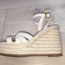 Primark cream espadrille wedges - size 4 Image 5
