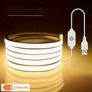 5M  WARM LIGHT Flexible LED Neon Light Strip, USB Powered, Touch Control, Image 7