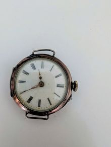 Silver wristwatch