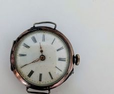 Silver wristwatch