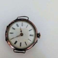 Silver wristwatch