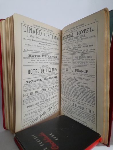 A Handbook for Switzerland (2 Volume Set) Part 1: Switzerland without the Pennine Alps; Part II, The Alps of Savoy and Piedmont, The Italian Lakes and part of the Dauphine by John Murray (HQ453)