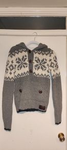 Superdry Chunky Knit Hoodie.