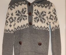 Superdry Chunky Knit Hoodie.